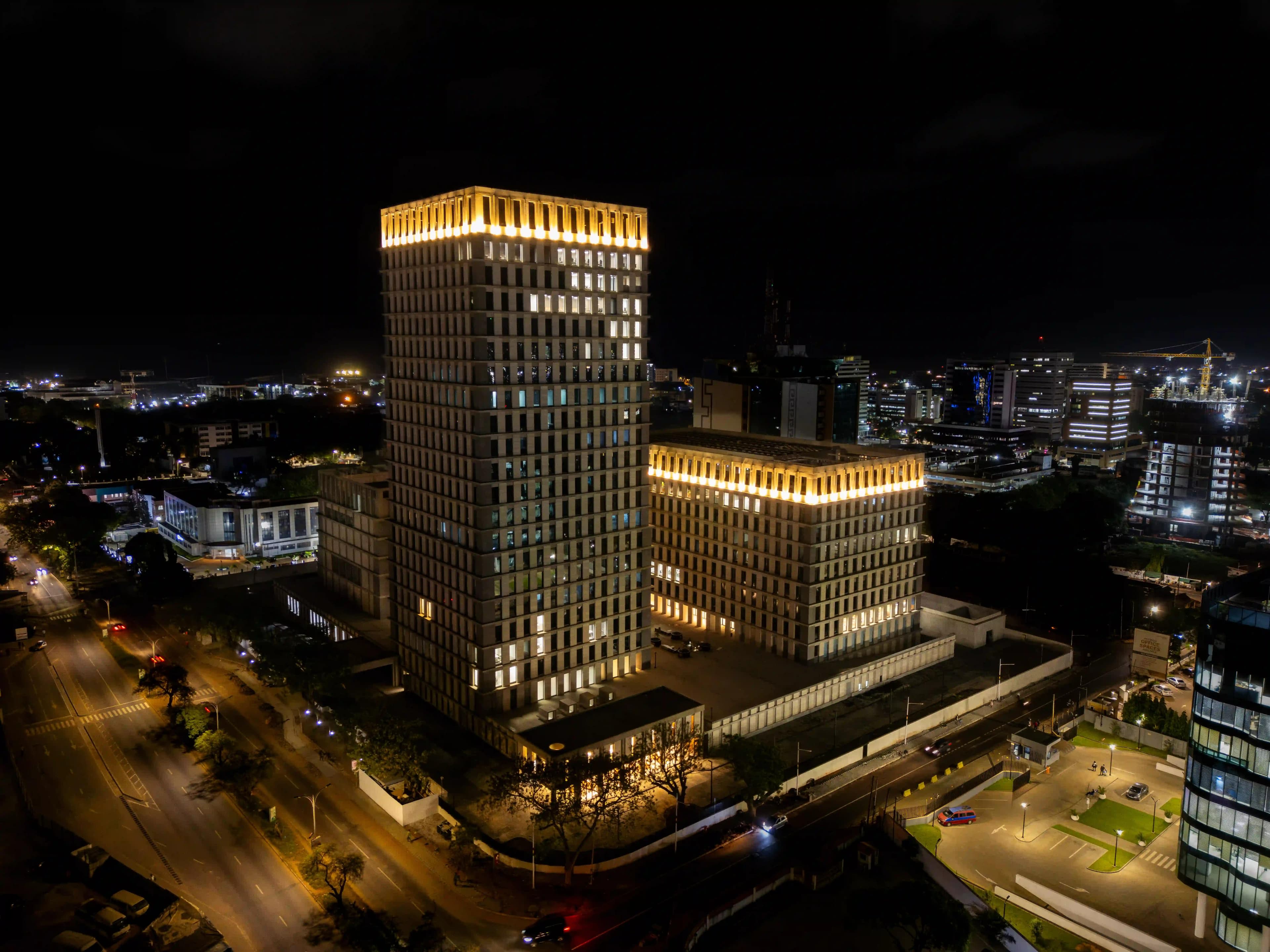 Bank of Ghana Headquarters Fountain